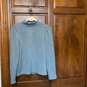 Madewell Top with puffed sleeve